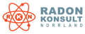 Radonkonsult logo liggande PMS165 o 430